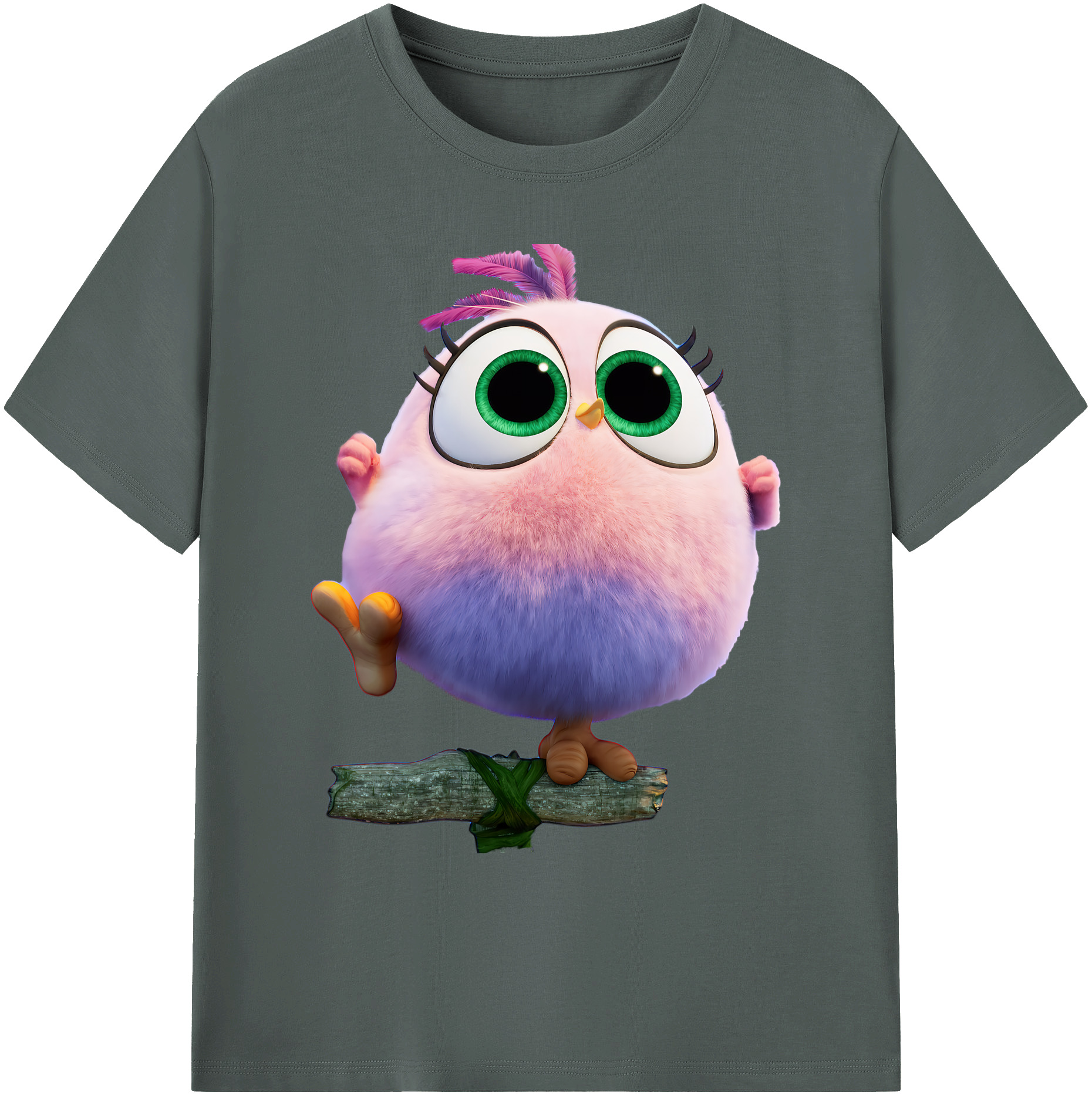 （画像用） Angry Birds アングリーバード 綿100％ メンズ半袖Tシャツ｜肌触りやわらか＆通気性